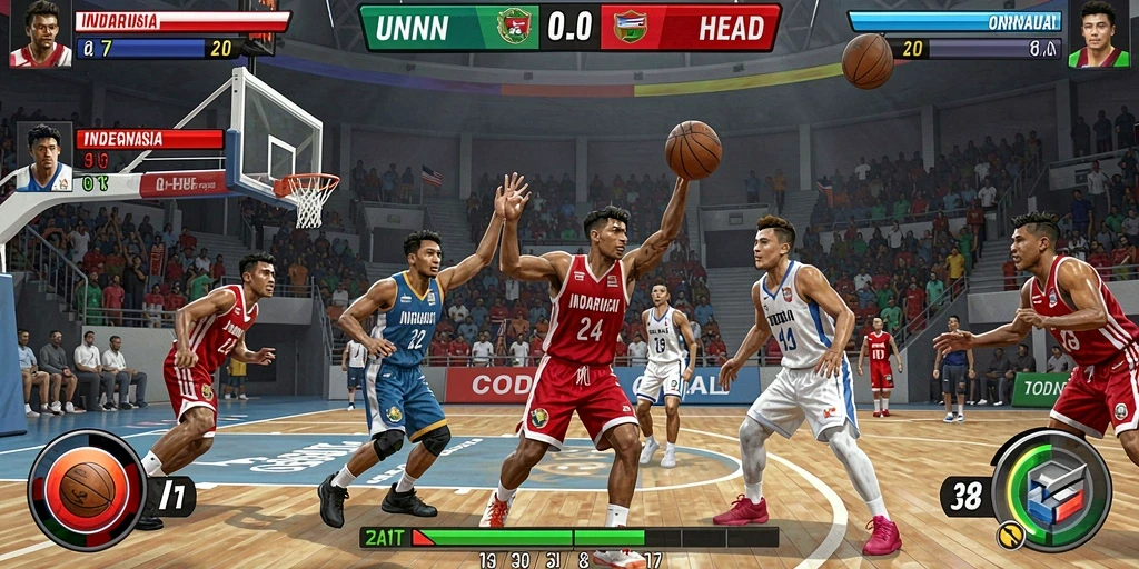 Mode multiplayer yang memungkinkan bersaing secara daring.