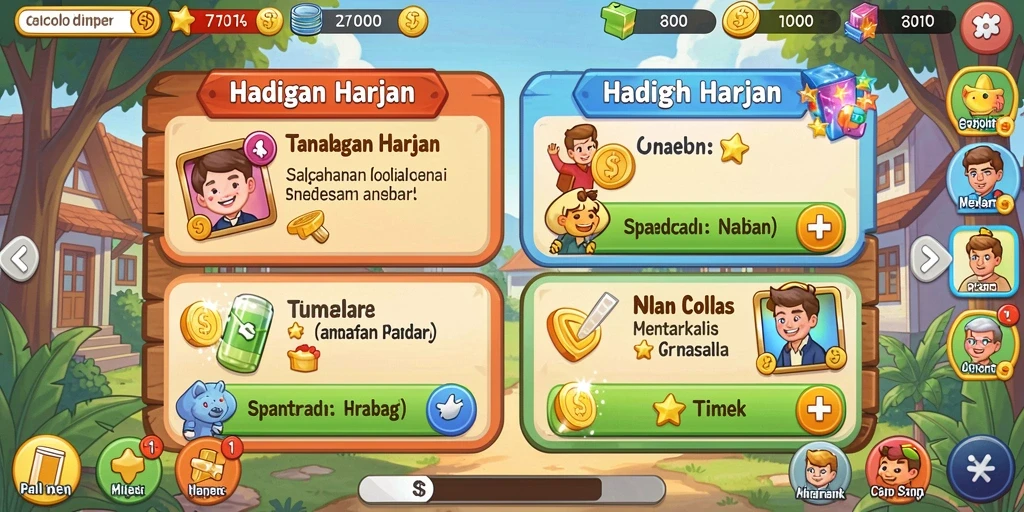 Screenshot menampilkan grafis yang memukau dari level terbaru.